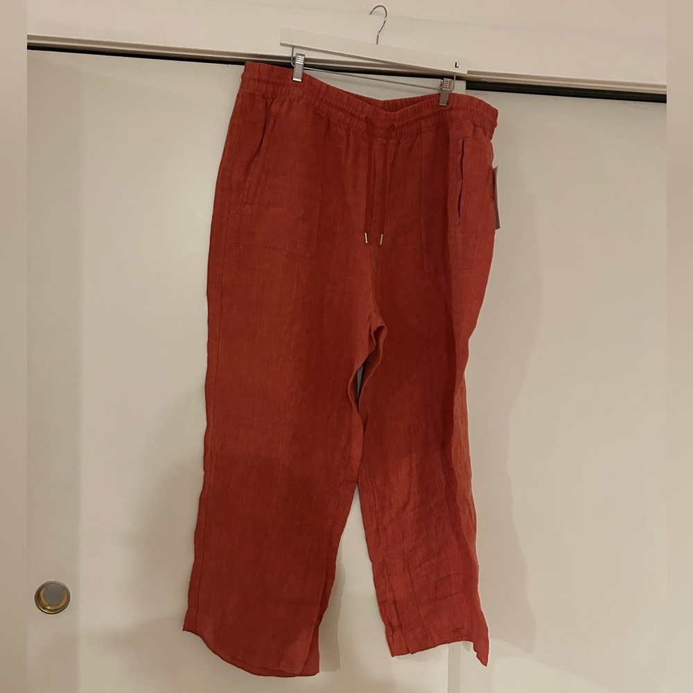 Athleta Rust Wide Leg Pants